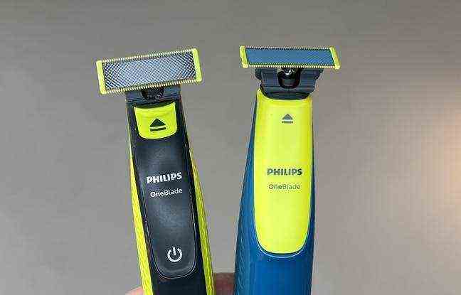 The OneBlade (left) and the OneBlade First Shave (right).