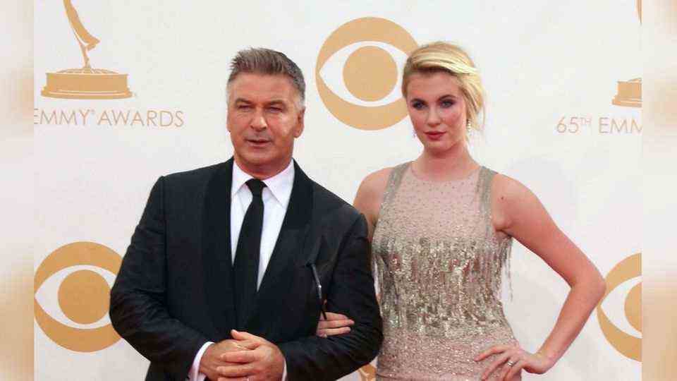 Alec Baldwin walked the red carpet with his daughter Ireland in 2013