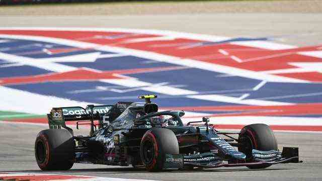 Formula 1 2021: United States GP CIRCUIT OF THE AMERICAS, UNITED STATES OF AMERICA - OCTOBER 23: Sebastian Vettel, Asto