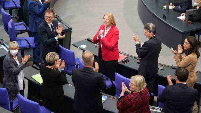 Constituent session of the new Bundestag
