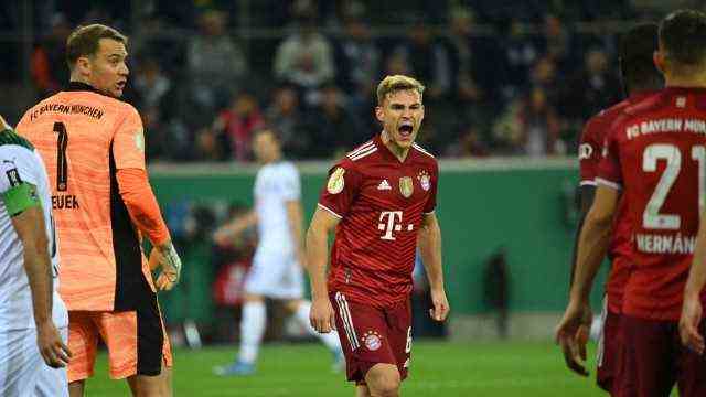 Munich out in the DFB Cup: Not satisfied: Joshua Kimmich.
