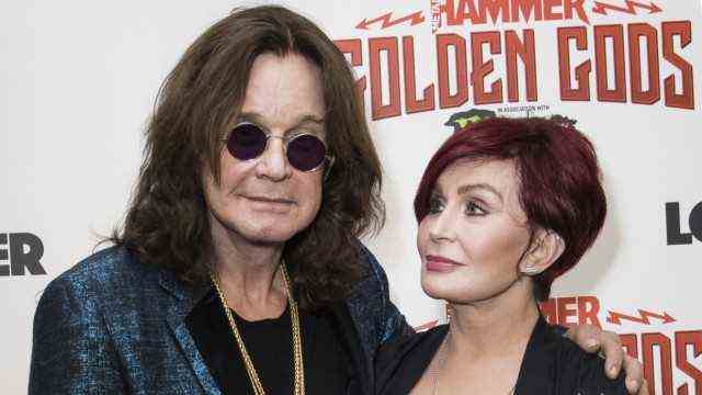 Ozzy Osbourne with his wife Sharon 2018 in London