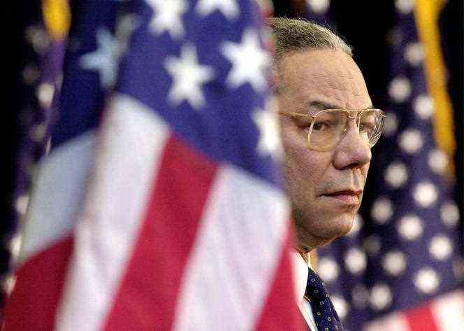 Secretary of State Colin Powell, Washington, February 15, 2001.