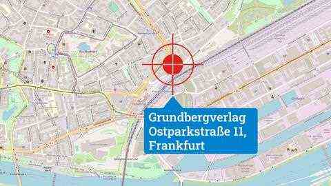 Map Grundbergverlag, Ostparkstrasse, Frankfurt