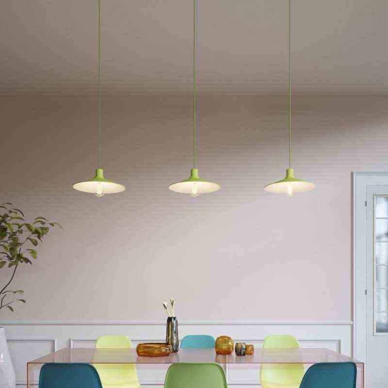 Pastel Yellow And Nude Suspensions And Chairs 