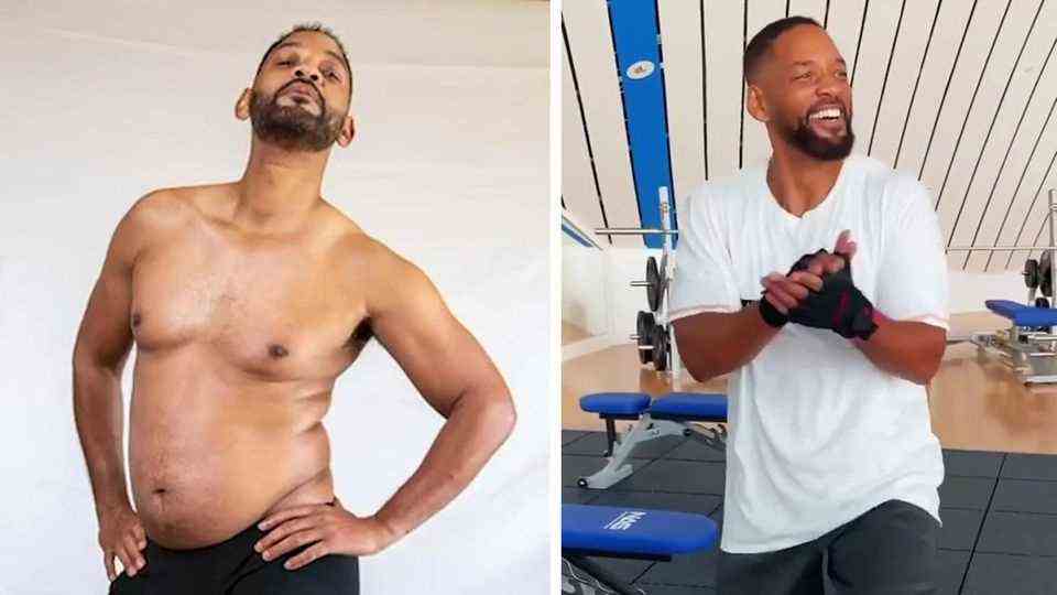 Will Smith declares war on corona pounds