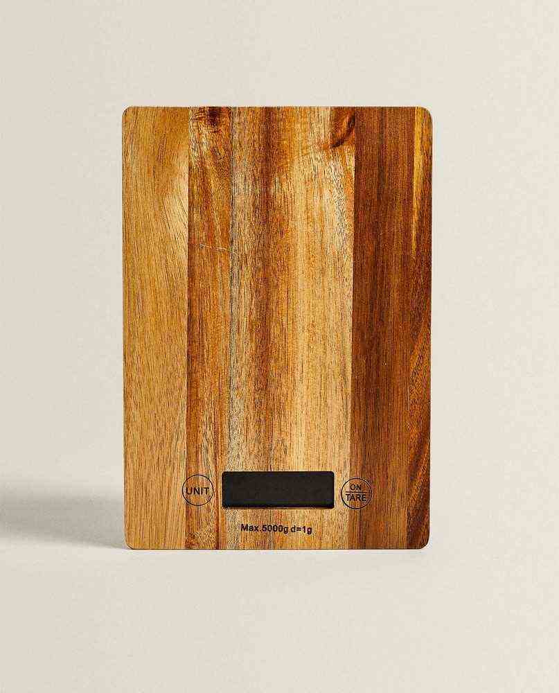 Wooden Kitchen Scale 