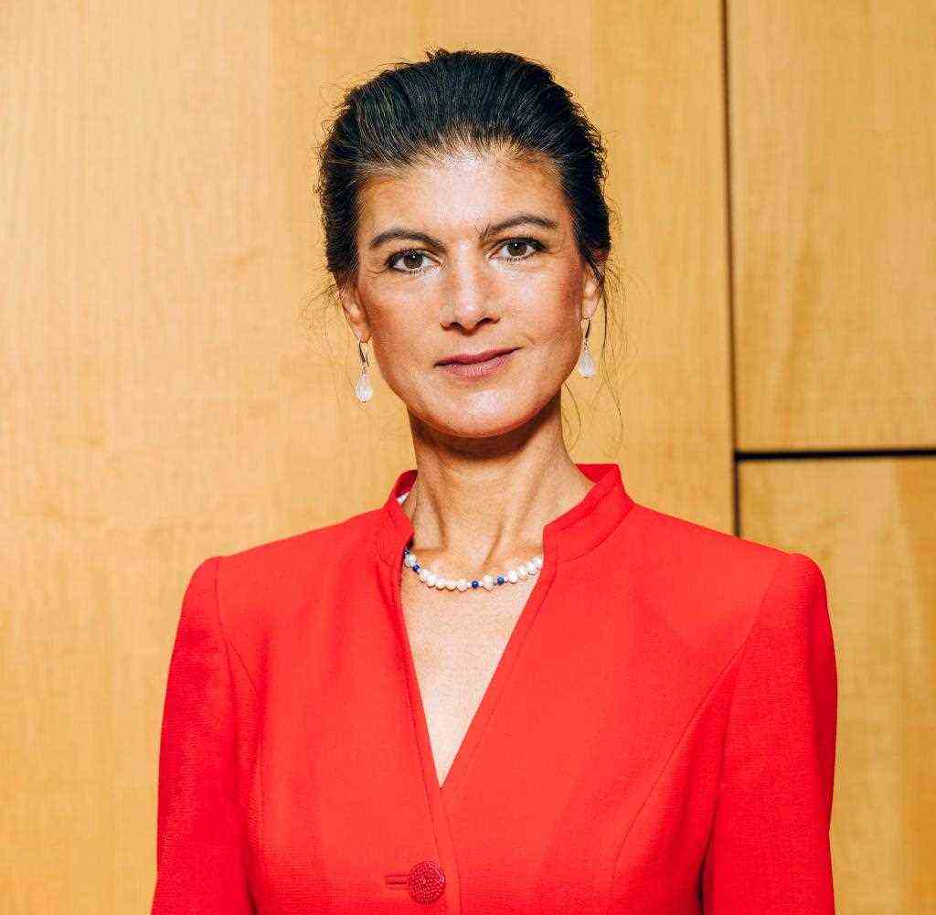 Sahra Wagenknecht from the Left Party