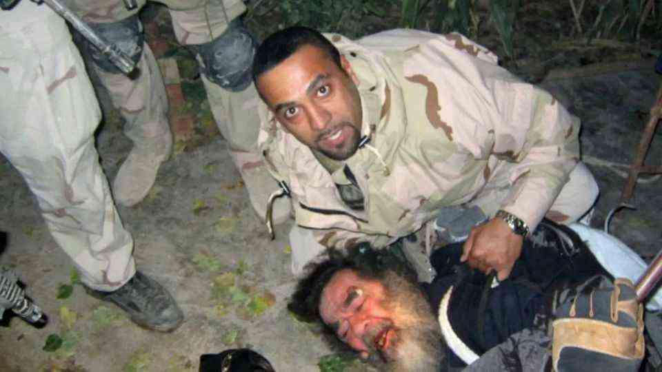 In 2003, Saddam Hussein was found in a hole in the ground near Tikrit