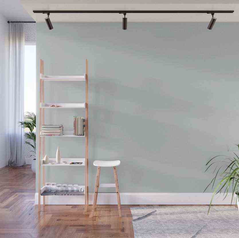 A pastel gray in a contemporary interior 