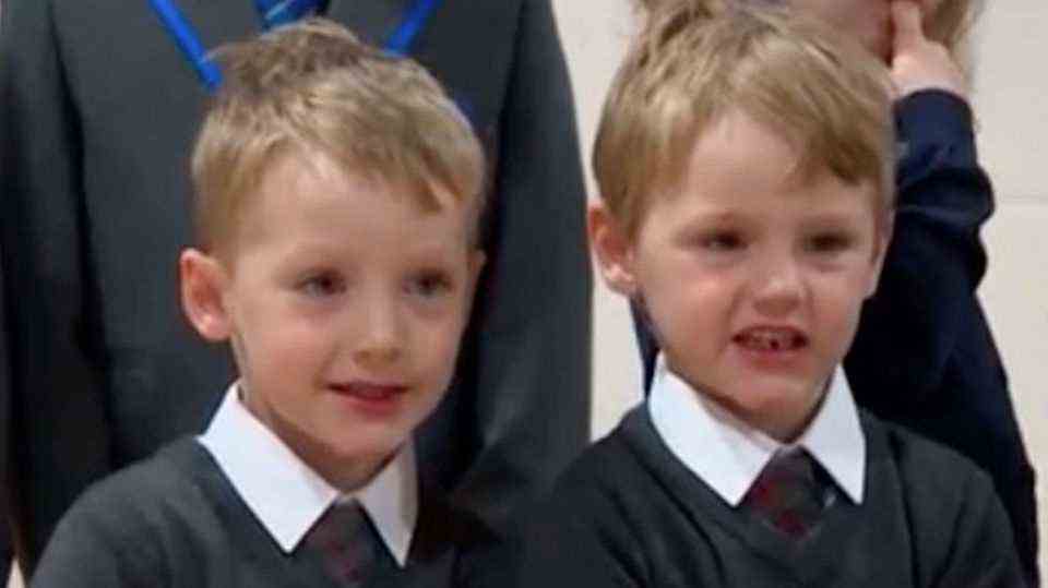 Double twin family: Formally these babies are cousins, genetically they are brothers