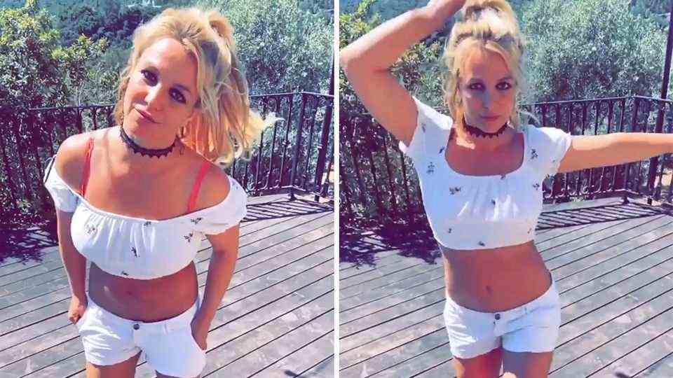 Britney Spears posts dance video on Instagram