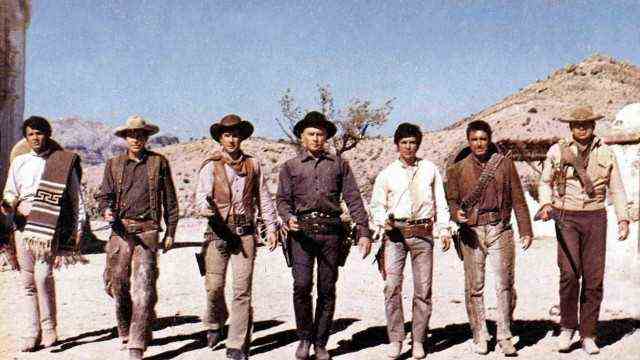 The Magnificent Seven aka The Magnificent Seven USA 1960 directed by John Sturges and starring Yul Bryn