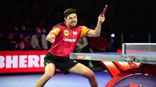 World Table Tennis Championships in Houston Timo BOLL, GErmany, moves into the semi-finals of the World Cup for the second time since 2011