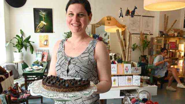 Vegan cafés: Veronika Geiger is the owner of Café Kuko.