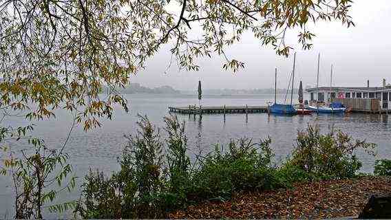 View of the Outer Alster in hazy weather © NDR Photo: Eduard Valentin