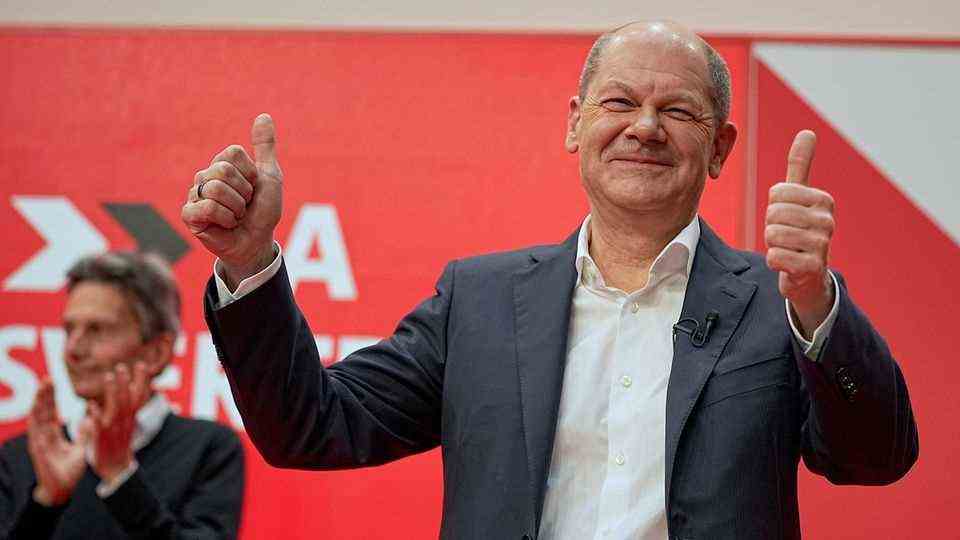 Olaf Scholz, designated SPD Chancellor and Acting Federal Minister of Finance
