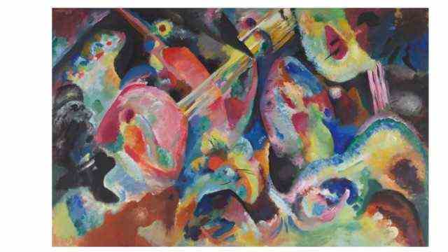 Wassily Kandinsky improvisation Deluge, 1913