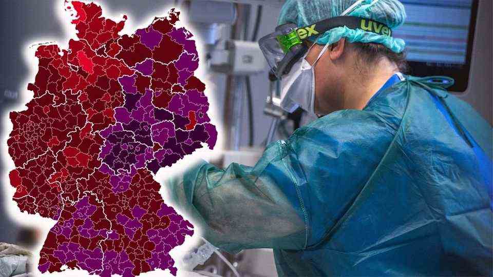 Almost 5000 Covid patients in German intensive care units - Thuringia tightens rules for hotspot regions