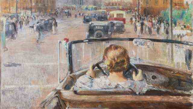 Four favorites of the week: Mobility in times of terror: Yuri Pimenov's painting "New Moscow.  1937".