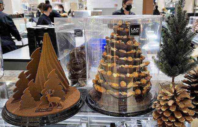 Pascal Lac's chocolate firs