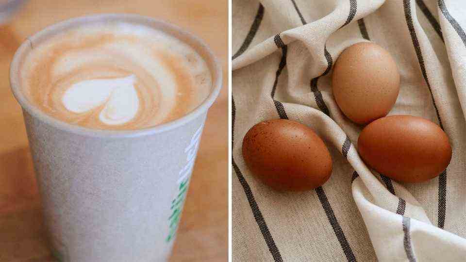 The egg coffee from Scandinavia