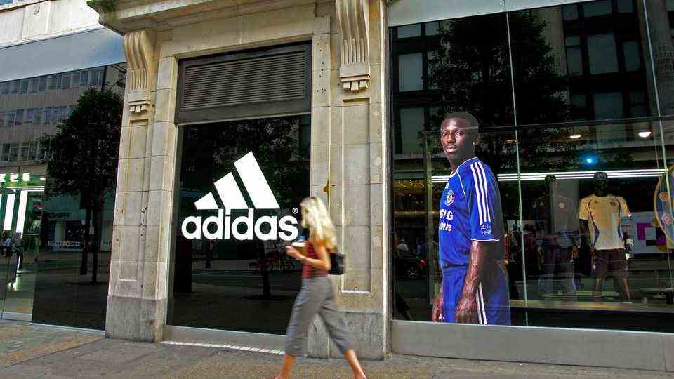 Adidas store in the UK