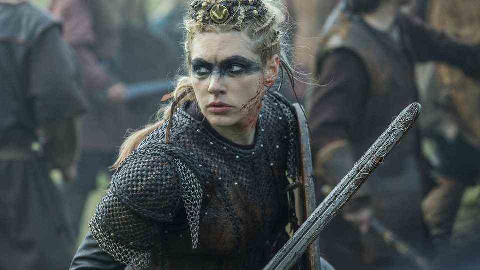 The success of the series "Vikings" is based not least on the bloodthirsty female figures.