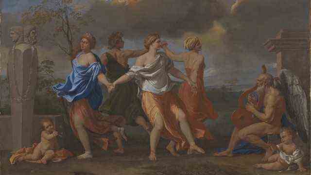 Poussin exhibition in London and Los Angeles: Nicolas Poussin: "Dance to the music of the time", around 1633 - 1636 (detail).