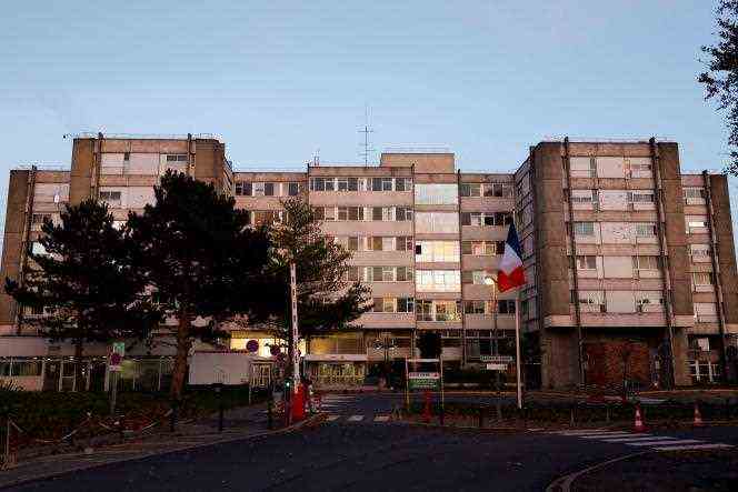 Pontoise hospital (Val d'Oise), October 23, 2020.