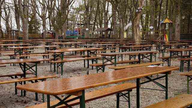 Harlaching: There is space for 1,800 people in the beer garden.