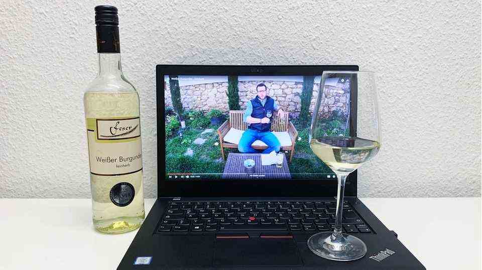 Online wine tastings are currently in demand