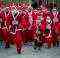 Participants in the annual Christmas run in Middelfart