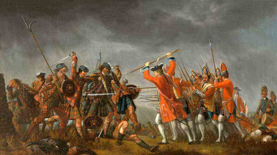 After the Battle of Culloden, the English systematically destroyed an entire culture ("The Battle of Culloden, David Morier, 1746).