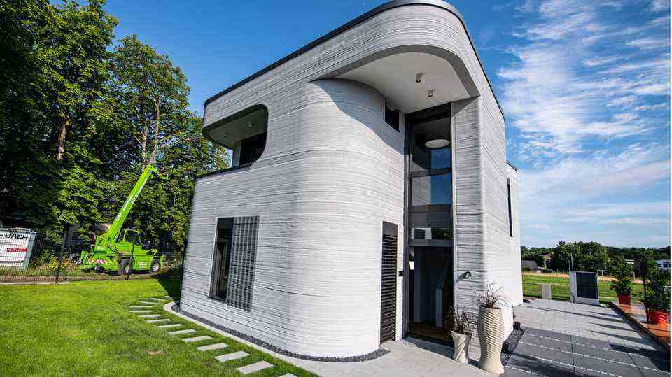 The first house printed by a 3D printer