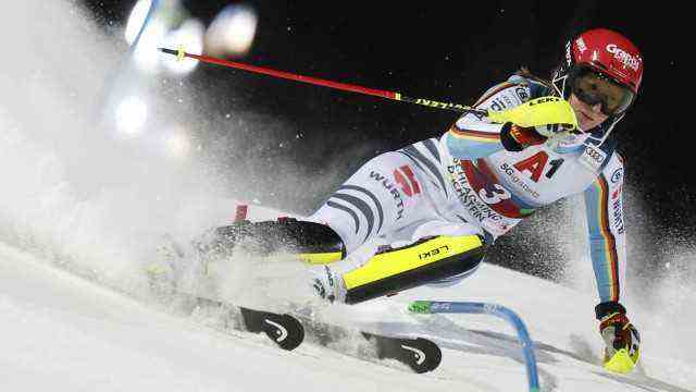 Slalom skier Lena Dürr: Steep slopes can also be fun: Lena Dürr on the difficult Planai slope in Schladming.