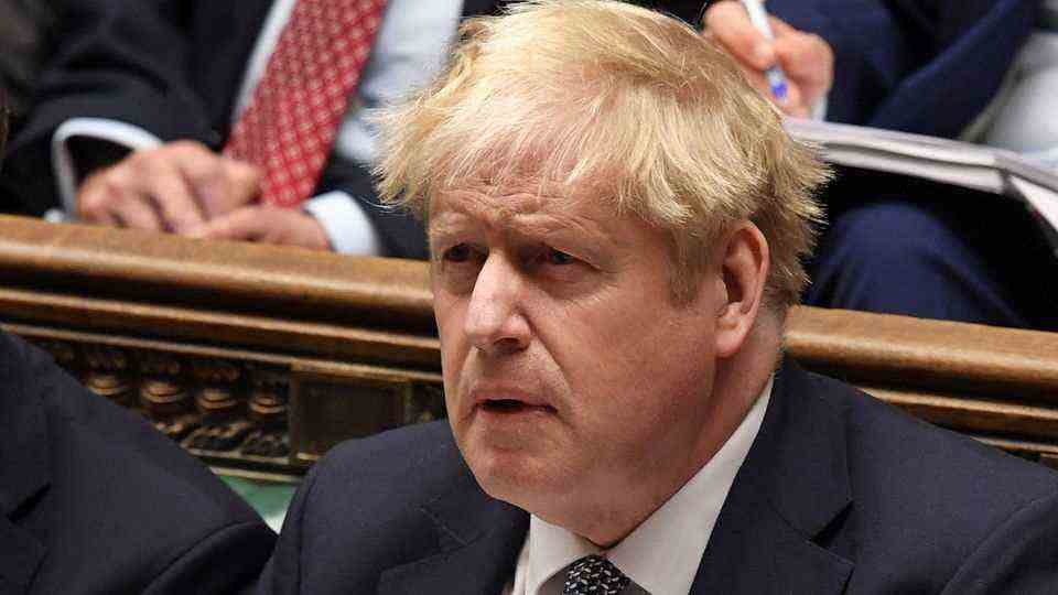 Boris Johnson looks a little surprised