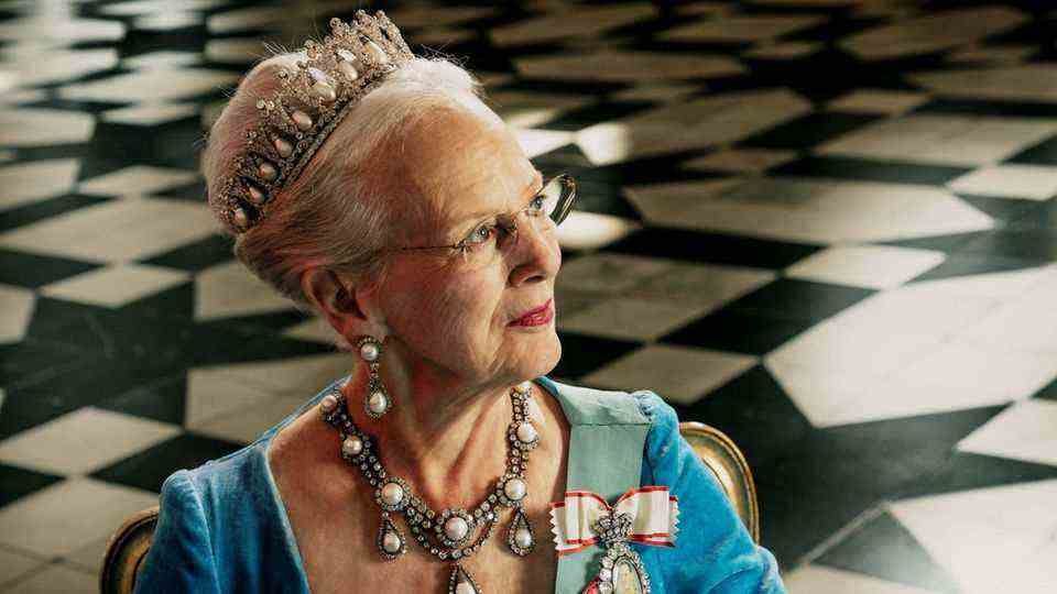 For the 50th anniversary of the throne, the royal house released this official photo of Queen Margrethe II.