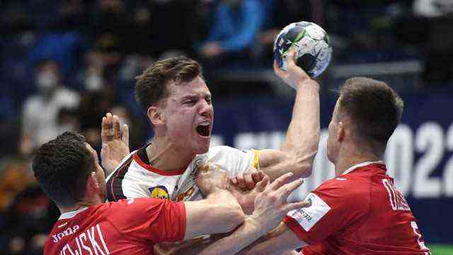Handball European Championship: Another surprise man: Christoph Steinert was the best scorer of the German team with nine goals.