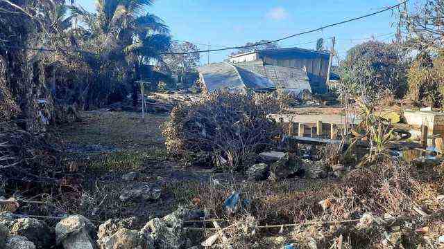 Volcano in Tonga: The photo shows the extent of the destruction in Nuku'alofa, the capital of Tonga.