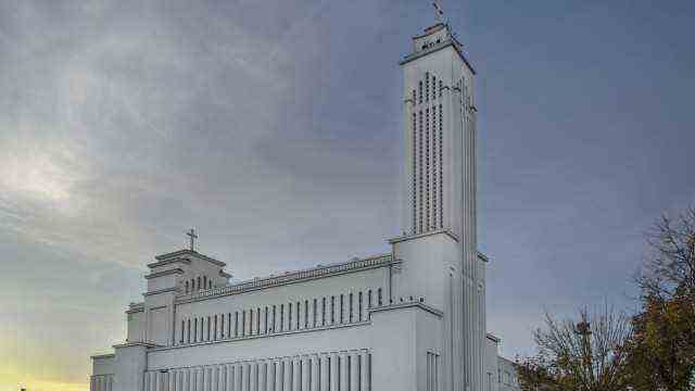 European Capital of Culture: Church of the Resurrection in Kaunas, one of the modernist buildings from the city's heyday.