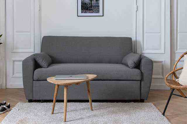 Sofa bed MATT 2 seater gray