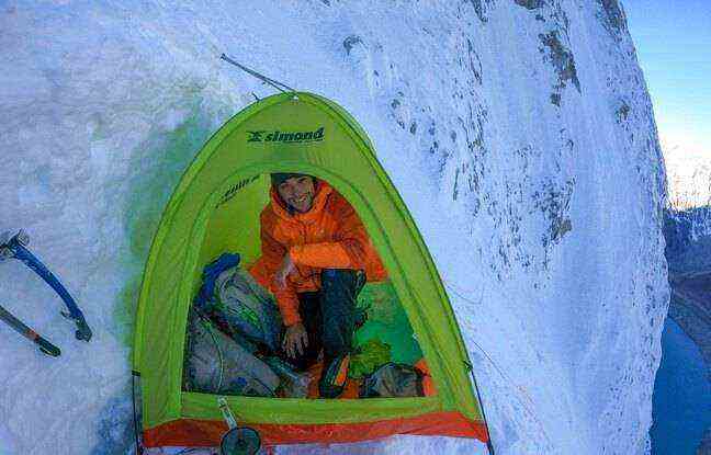 During his previous adventure in Nepal in October 2021, Charles Dubouloz was entitled to the “comfort” of a tent.