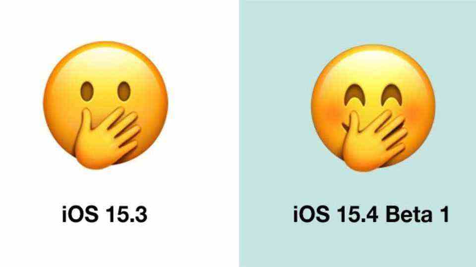 Hand over mouth emoji: Two versions, two meanings