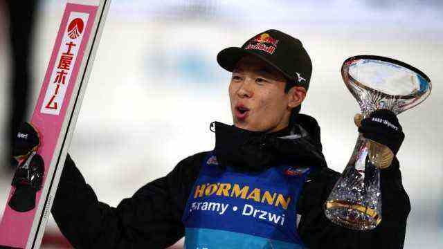 Four Hills Tournament: Practiced in partying on this Four Hills Tournament: Ryoyu Kobayashi.