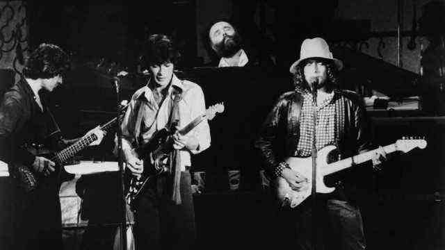 Tips for Munich and the region: Rick Danko, Robbie Robertson, Garth Hudson, Bob Dylan (from left) at a performance by "the band" in the concert film "The Last Waltz".