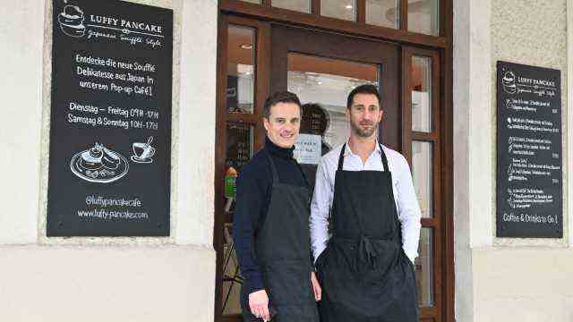 Pop-up café Luffy Pancake: Marco Schub (left) and Frédéric Ligier got to know Japanese pancakes on a trip around the world.