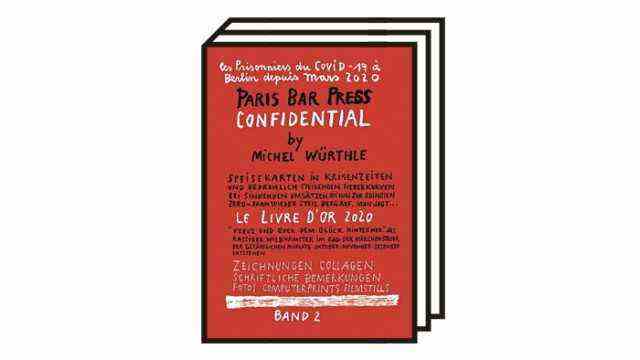 Michel Wuerthle: "Paris Bar Press Confidential": Michel Würthle: Paris Bar Press Confidential.  Steidl, Göttingen 2021. 6 volumes in a slipcase.  792 pages, 75 euros.