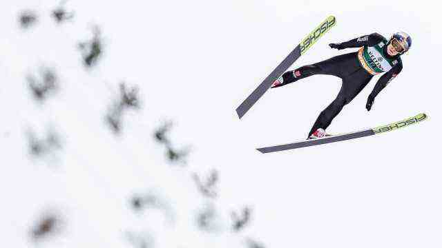 Ski jumping at the Olympics: once the symbol of inner lightness in the German team: Andreas Wellinger two years ago at ski flying in Oberstdorf.