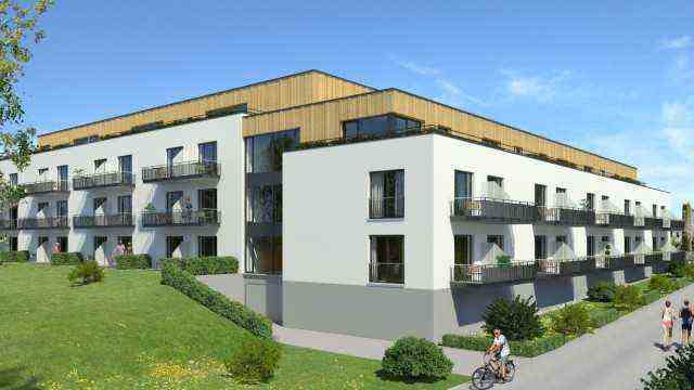 Real estate for seniors: A residential complex for seniors that will be built this spring in the climatic health resort of Lindenberg in the Allgäu.  The special feature: the rent is capped at a maximum of twelve euros per square meter.